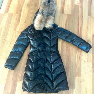 Moncler slim fit women fur jacket